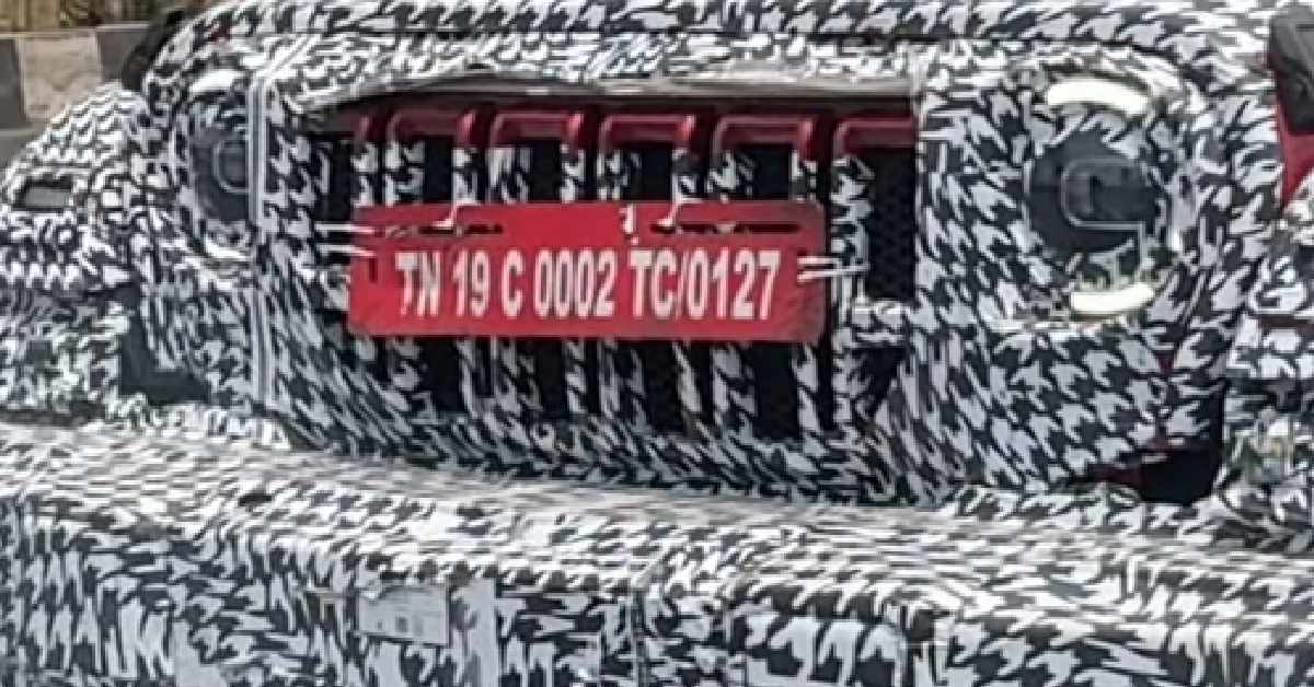 3-door Mahindra Thar spotted testing again, launch imminent 1 3-door Mahindra Thar facelift: What to expect?