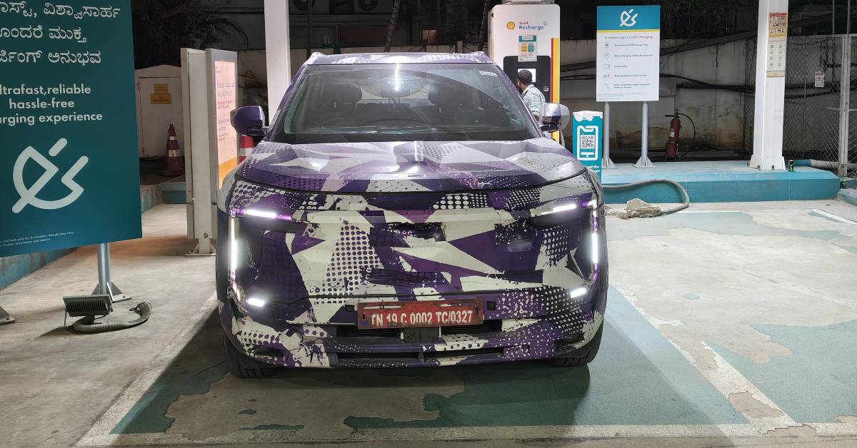 Mahindra BE 7 spotted at a charging station 1 Mahindra BE 7: What we know so far